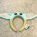 Disney Accessories | Baby Yoda Grogu Minnie Mouse Ears | Color: Green | Size: Os