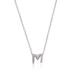 Louis Vuitton Bags | Letter M Diamond Initial Necklace In 18k White Gold 0.05 Ctw | Color: Gold | Size: Os