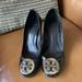 Tory Burch Shoes | Moving Sale! Tory Burch Heels | Color: Black/Silver | Size: 6.5