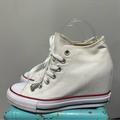 Converse Shoes | Converse Converse Chuck Taylor Lux Mid Sneakers In White Size 7 | Color: White | Size: 7