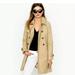 J. Crew Jackets & Coats | J Crew Collection Womens Icon Trench Coat Jacket Khaki Tan Brown 49185 Size :00 | Color: Tan | Size: 00p