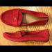 Coach Shoes | Nwot Coach Suede Loafers, Redish | Color: Red | Size: 8.5