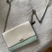 Coach Bags | Coach Clutch Purse In Excellent Condition - White & Baby Blue, | Color: Blue/White | Size: Os