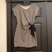 Anthropologie Dresses | Anthropologie Saturday Sunday Knit Dress With Side Tie. | Color: Black/Cream | Size: M