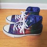 Converse Shoes | Converse High Tops **Rare** Rainbow Sequin | Color: Blue/Purple | Size: 7