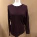 Athleta Tops | Athleta Burgundy Sweatshirt With Cut Out Detail In The Back, Size S | Color: Red | Size: S