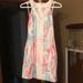 Lilly Pulitzer Dresses | Lilly Pulitzer Lynn Put To Sea Sailboat Print Sleeveless Shift Dress Size 00 | Color: Cream | Size: 00j