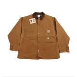 Carhartt Jackets & Coats | Nos Vintage 90s Carhartt Mens 52 Tall Spell Out Box Logo Blanket Lined Jacket | Color: Brown | Size: 52
