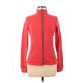 Lululemon Athletica Track Jacket: Below Hip Red Solid Jackets & Outerwear - Women's Size 8