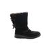 Ugg Boots: Winter Boots Wedge Casual Black Print Shoes - Women's Size 9 - Round Toe