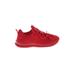 Sneakers: Red Solid Shoes - Women's Size 40 - Round Toe