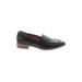 Aerosoles Flats: Slip-on Stacked Heel Classic Black Solid Shoes - Women's Size 8 1/2 - Almond Toe
