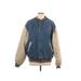 Gear for Sports Denim Jacket: Below Hip Blue Print Jackets & Outerwear - Women's Size Large