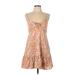ABound Casual Dress - A-Line: Tan Dresses - Women's Size Large