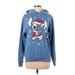 Disney Pullover Hoodie: Blue Tops - Women's Size Small