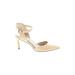 Louise Et Cie Heels: D'Orsay Stilleto Cocktail Ivory Print Shoes - Women's Size 6 - Pointed Toe