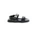 Steve Madden Sandals: Black Print Shoes - Women's Size 7 1/2 - Open Toe