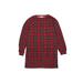 Crewcuts Outlet Dress: Red Plaid Skirts & Dresses - Kids Girl's Size Large