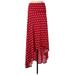 Lularoe Formal Maxi Skirt Long: Red Polka Dots Bottoms - Women's Size Large