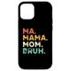 Hülle für iPhone 13 Pro Ma Mama Mom Bruh Muttertag Humor Retro Distressed