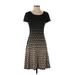 CeCe Casual Dress - A-Line: Black Hearts Dresses - Women's Size Small