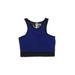 Adidas Sports Bra: Blue Activewear - Women's Size Small