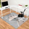 80x100cm Heavy Duty Chair Mat for Carpet Floors, Desk Chair Mat for Hardwood Floor, Gaming Chair Mat for Home Computer Desk Rolling Chair, Carpet floor Protector Chair Mat for Office Home
