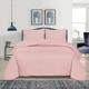 OZMIC Quilted Bedspread King Size Bed Throws Embossed Quilt Reversible Coverlet - Decorative 3 PCS Pink Bedding Set with 2 Pillowcases