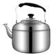 Stove Top Whistling Tea Kettle, Tea Kettle Retro Teapot Stainless Steel Whistling Kettle Gas Stove Induction Cooker Universal Hot Water Boiler Tea Kettle Tea Pot (Color : (Color (Color : Steel, Size