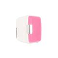 AQQWWER Mini Fridges Car Refrigerator 4L Fridge Portable Small Refrigerator Cool Warmer Cosmetics Foods Fridge For Car (Color : Pink)