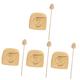 FAVOMOTO 4 Sets Wooden Fish Musical Instrument Wood Tools Woodsy Decor Tools Wooden Guiro Rhythm Toys Musical Toy for Toys for Puzzle Toys Kid Toys Drum Pad Pine Wood