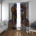 TOANGWALL Pablo Picasso Style Blackout Curtains for Living Room Bedroom Decor 1955 Buste De Femme à L'orientale Kitchen Window Drapes 2 Panels W66xL54in