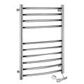 Towel Warmer/Towel Warmer Bathroom Radiator, Built-in Timer with Led Indicators, 3 Timer Modes, Wall Mounted Electric Heated Towel Rack,Hardwired (Color : Plug in)