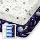 Pack N Play Sheets Fitted, TotBasic Ultra Soft Space Mini Crib Sheets, Premium Jersey Knit Pack and Play Sheets Neutral, Stretchy Play Yard Sheets for Pack and Play Mattress, 2 Pack