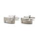 Jewelry Men'S Cufflinks Men'S Shirt Cufflinks Square Silver Fashion Solid Color Cuff Nails