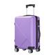 NESPIQ Business Travel Luggage Hardcase Luggage Suitacse with Spinner Wheels,Spinner Wheels Lightweight Hardshell Light Suitcase (Color : Purple, Size : 24in)