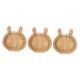 HEMOTON 3pcs Wooden Piggy Bank Travel Piggy Bank Wooden Money Bank Boy Piggy Bank Household Decor Piggy Bank Gift Practical Piggy Bank Fund Piggy Bank Money Pot Acrylic Child Jar Animal