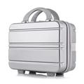 AQQWWER Luggage Set Luggage Set Travel Suitcase Trolley Luggage Bag ;Carry On Cabin Rolling Luggage Spinner Wheels Women Trolley Case (Color : Silver)