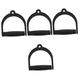 Toddmomy 4 Pcs Big Handle Gym Cable Handle Sport Accessories Indoor Workout Accessories Bands Handles Exercise Straps Handle Exercise Training Handle Fitness To Stretch Tool Plastic