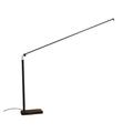 ruyi-1986 Desk Lamp LED Desk Lamp with Remote Control and 2 USB Port, Smart Eye Protection Table Lamp, 3 Color Modes & Stepless Dimming, Timed Off, Black Reading Lamp (Size : L-20W)