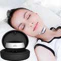 Smart Throat Anti Snoring Device That Work for Sleep Apnea Snore Stopper Electric Massage Anti-snoring Devices Mute Muscle Tightening Anti Snoring Chin Strap Device