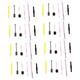 Healeved 48 Pcs Cat Eye Magnetic Strip Magnet Pen for Nail Magnetic Sticks for Nails Nail Polish Magnet Magnetic Pen Nail Art Short Magnet Nail Magnet Plate Female 3d Bar Gift Multipurpose