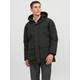 Parka JACK & JONES "JJEROB PARKA SN" Gr. XS, schwarz (black) Herren Jacken Parkas