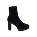 DKNY Boots: Black Print Shoes - Women's Size 8 - Almond Toe