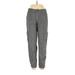 Sonoma Goods for Life Linen Pants - High Rise: Gray Bottoms - Women's Size 8