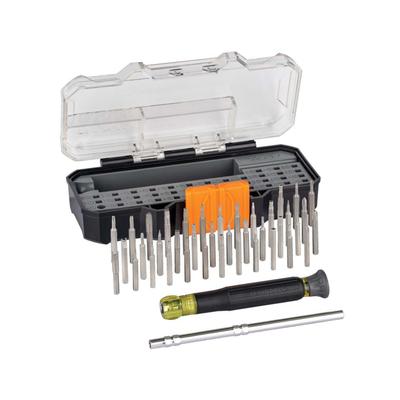 Klein Tools All in1 Precision Screwdriver Set with Case Black/Yellow 32717