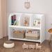 Kids Bookcase with 4 Compartments,Storage Book Shelf,Storage Display,Rack,Toy Organizer for Children's Room,Playroom,Nursery