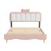 Velvet Princess Bed With bow-knot Headboard