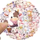 10/30/50pcs Cartoon Cute Rainbow Cow DIY Graffiti Sticker Pack for Kid Laptop Scrapbooking Notebook