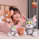 Classic Tom And Jerry Plush Toy Cartoon Movie Cat Mouse Plushies Stuffed Animals Action Figure Doll